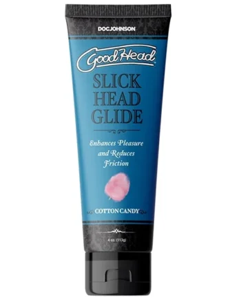 GOODHEAD SLICK HEAD GLIDE 4 OZ COTTON CANDY (BULK)