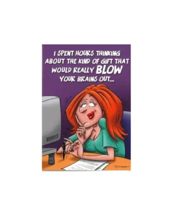 Greeting Card "I Spent Hours Thinking"