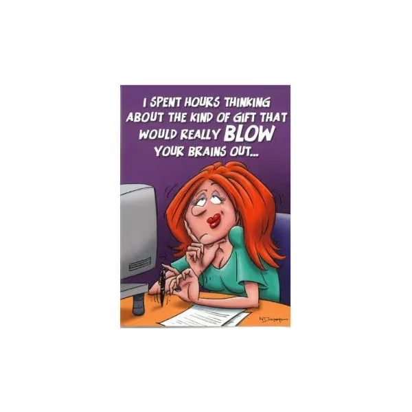 Greeting Card "I Spent Hours Thinking"