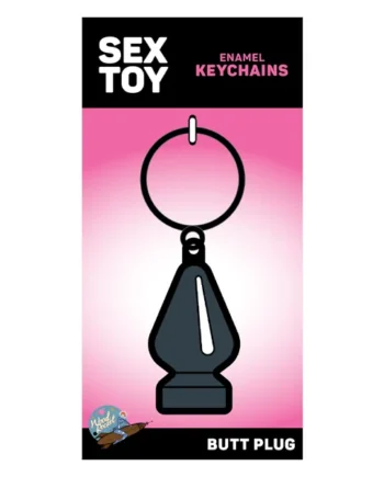 GREY BUTT PLUG KEYCHAIN (NET)