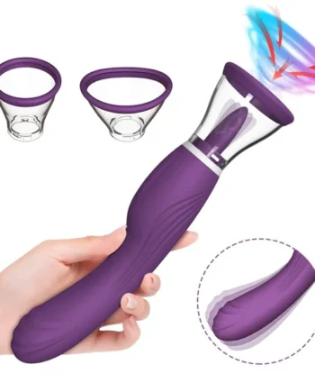 G-Spot Sucking Licking Vibrator for Women Dildo Clitoral Nipples Massage Orgasm Vagina Oral Sex Toys