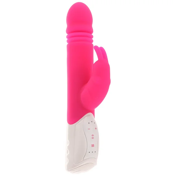 G-Spot Thrusting and Throbbing Rabbit Vibe in Pink