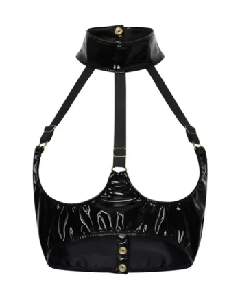 Guilty Pleasure Heroic Halo Bra Black Xlarge