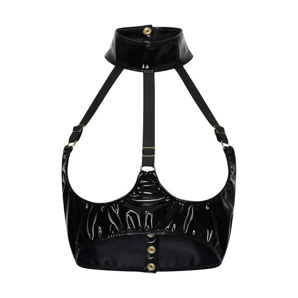 Guilty Pleasure Heroic Halo Bra Black Xlarge