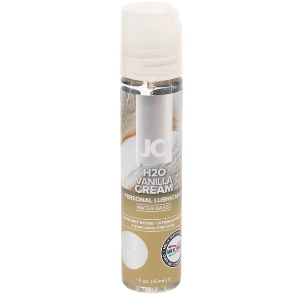 H2O Flavored Lube 1oz/30ml in Vanilla Cream