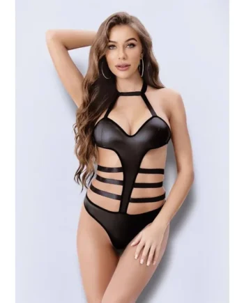 Halter Top Wet Look Teddy