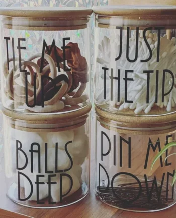 Handmade Bathroom Storage Jars