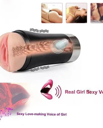 Hands Free Masturbator Sound Vibrating Male Sextoy
