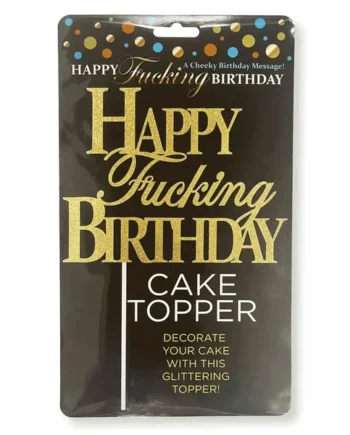 Happy F*cking Birthday Cake Topper-(lgcp.1107)