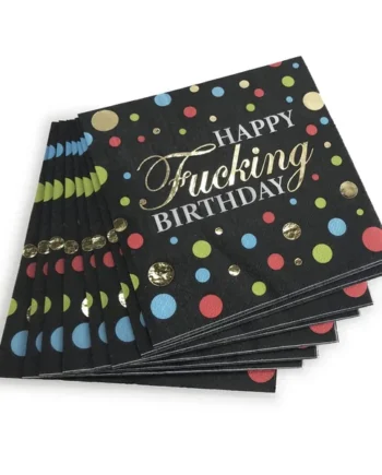 Happy Fucking Birthday Cocktail Napkins