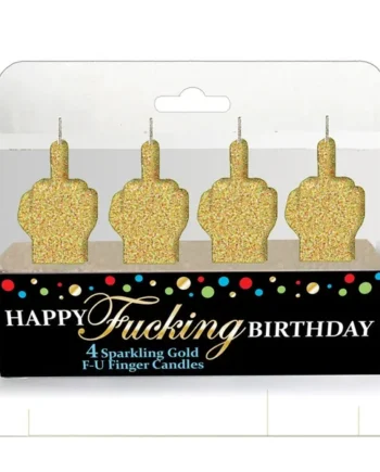 Happy Fucking Birthday FU Candle Set-(lgcp.1066)