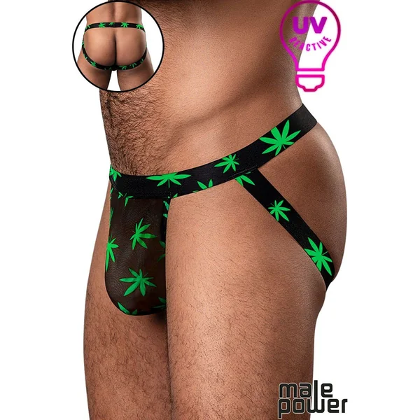 Hazy Days Leaf Jock Undies by Male Power