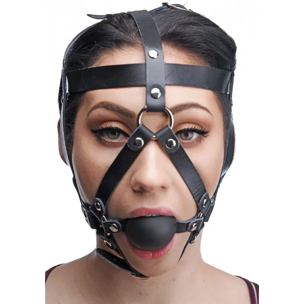 Head Harness with Ball Gag