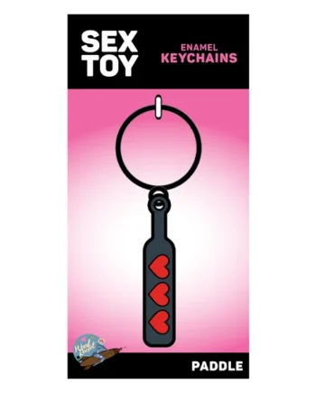 HEART PADDLE KEYCHAIN (NET)