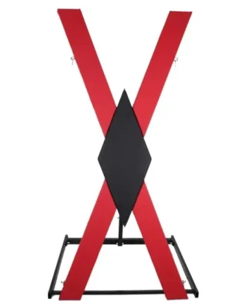 Heavy-Duty X-Shaped BDSM Bondage Frame