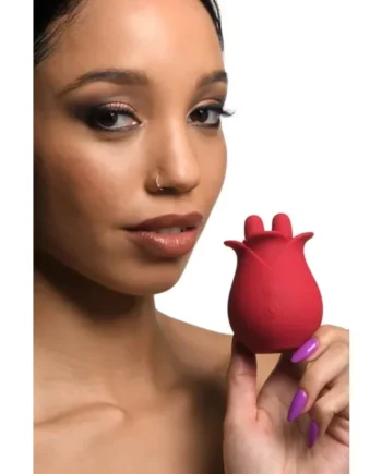 Hella Raw Bloomgasm The Rose Fondle 10x Massaging Rose Clit Stimulator