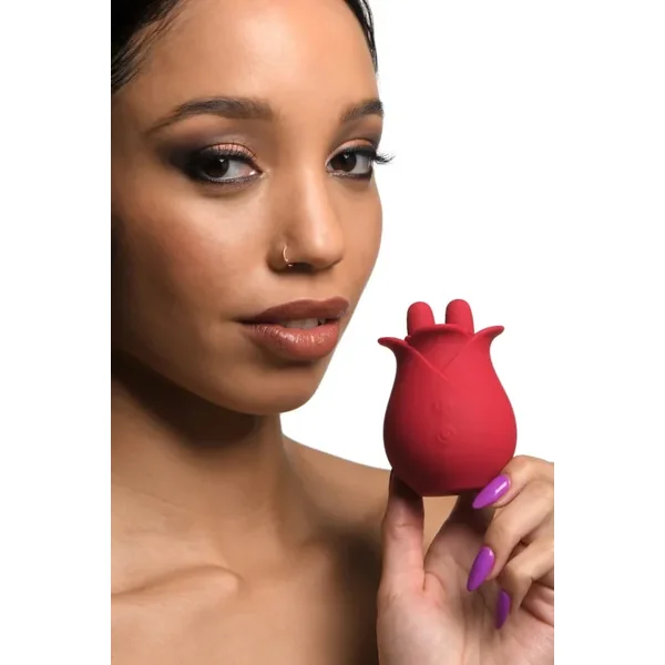 Hella Raw Bloomgasm The Rose Fondle 10x Massaging Rose Clit Stimulator