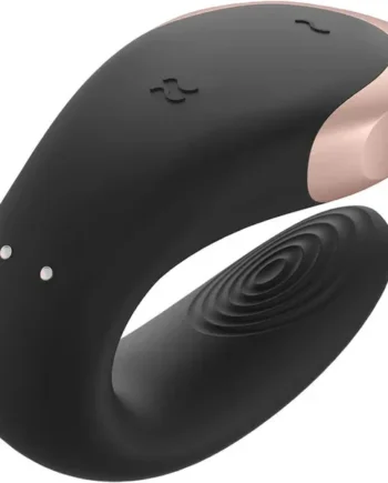 Hella Raw Long Distance Satisfyer Double Love Black