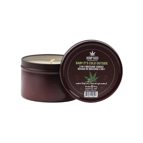 HEMP SEED 3-IN-1 BABY ITS COLD OUTSIDE CANDLE 6 OZ