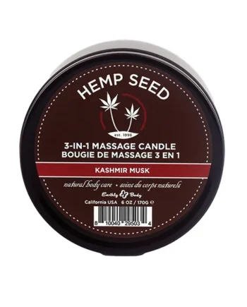 HEMP SEED 3-IN-1 CANDLE KASHMIR MUSK 6OZ