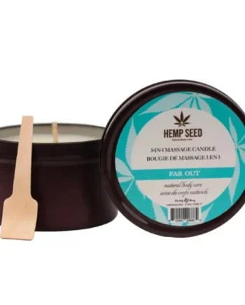 Hemp Seed 3-in-1 Massage Candle - Far Out 6 Oz