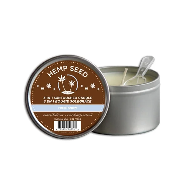 Hemp Seed 3-in-1 Massage Candle - Sunsational - 6 Oz.