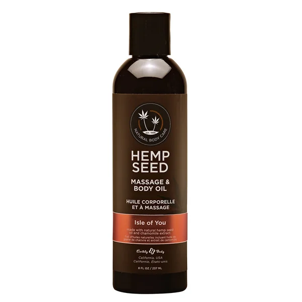 Hemp Seed Body & Massage Oil Isle Of You by Earthy Body
