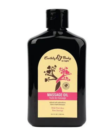 HEMP SEED BY NIGHT MASSAGE OIL APHRODISIAC COLLECTION WILD PINK ROSE 8OZ