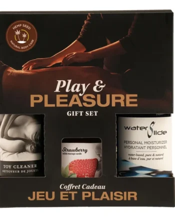 Hemp Seed by Night Play and Pleasure Gift Set - Strawberry