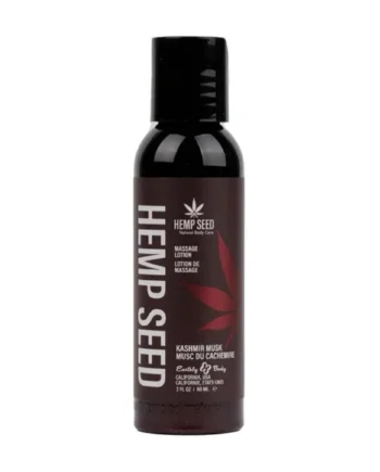 Hemp Seed Massage Lotion - Kashmir Musk 2 Oz