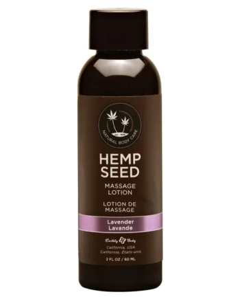 Hemp Seed Massage Lotion - Lavender - 2 Fl. Oz. / 60 ml