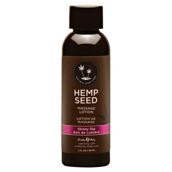 Hemp Seed Massage Lotion - Skinny Dip - 2 Fl. Oz. / 60 ml