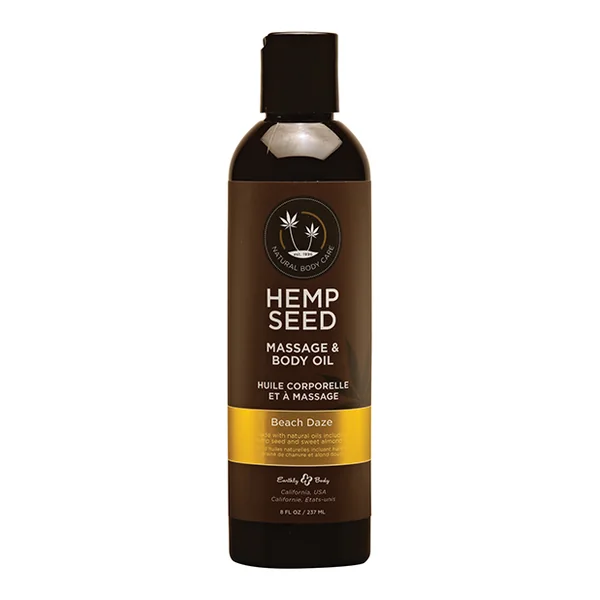 HEMP SEED MASSAGE OIL BEACH DAZE 8 OZ