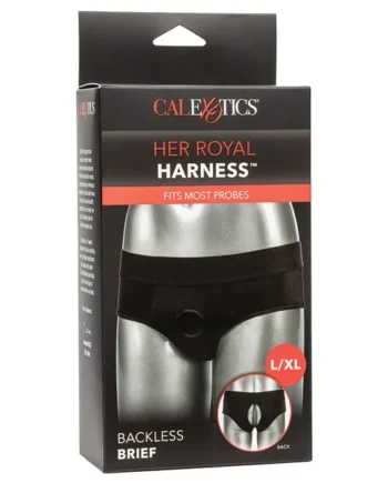 Her Royal Harness Backless Brief - L/XL