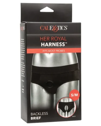 Her Royal Harness Backless Brief - S/M