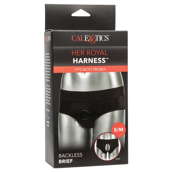 Her Royal Harness Backless Brief - S/M