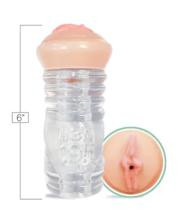 Hey 19!, ClearStroke Dual End Pussy Lucy Tyler – Clear/Vanilla