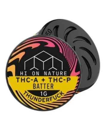 High On Nature 1g THC-A Dabs Batter Thunderfuck