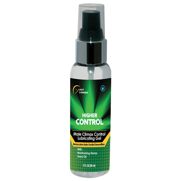 Higher Control Male Climax Control Lubricating Gel - 2oz