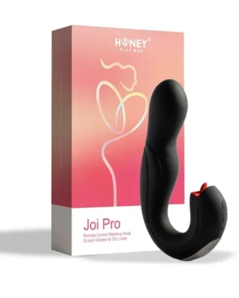 Honey Play Box Joi Pro Remote Control Rotating Head G-spot Vibrator & Clit Licker
