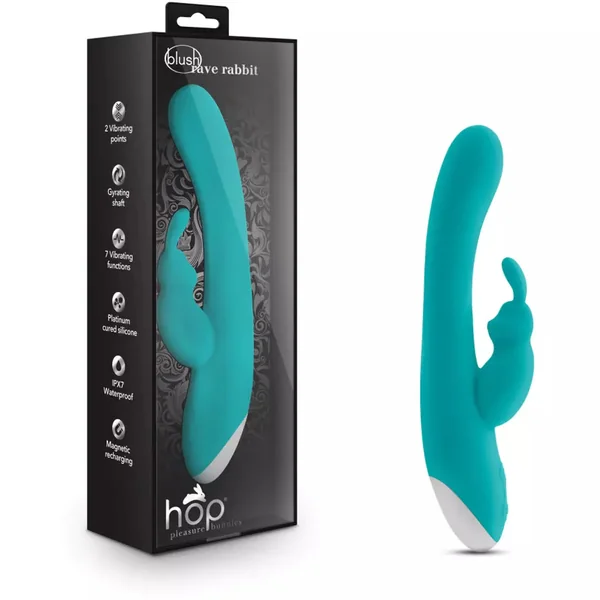 Hop Rave Rabbit Plus Vibrator by Blush Novelties