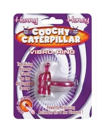 Horny Honey Vibro Ring Coochy Caterpillar - Magenta