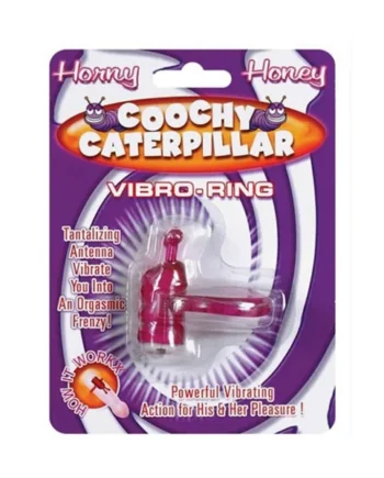 Horny Honey Vibro Ring Coochy Caterpillar - Magenta