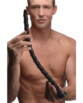 Hosed Swirled 18 Inch Thin Anal Snake