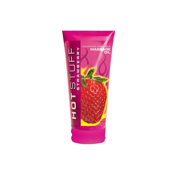 HOT STUFF WARMING OIL 6 OZ STRAWBERRY