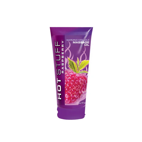 HOT STUFF WARMING OIL 6OZ RASPBERRY