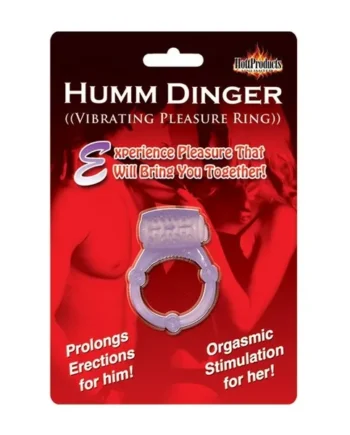 Humm Dinger Vibrating Cockring – Purple