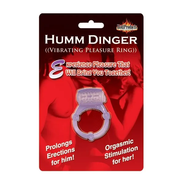 Humm Dinger Vibrating Cockring – Purple