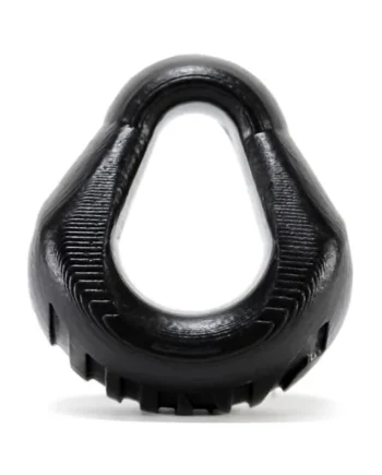 Hung Padded Cockring Oxballs - Black
