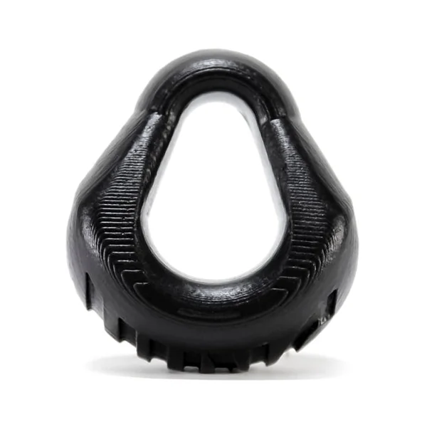Hung Padded Cockring Oxballs - Black